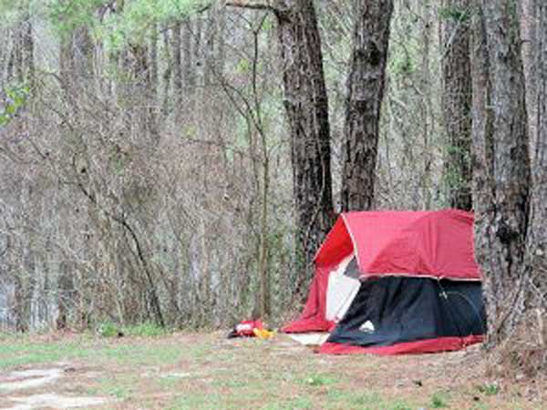 Camping at Kelly Pond
