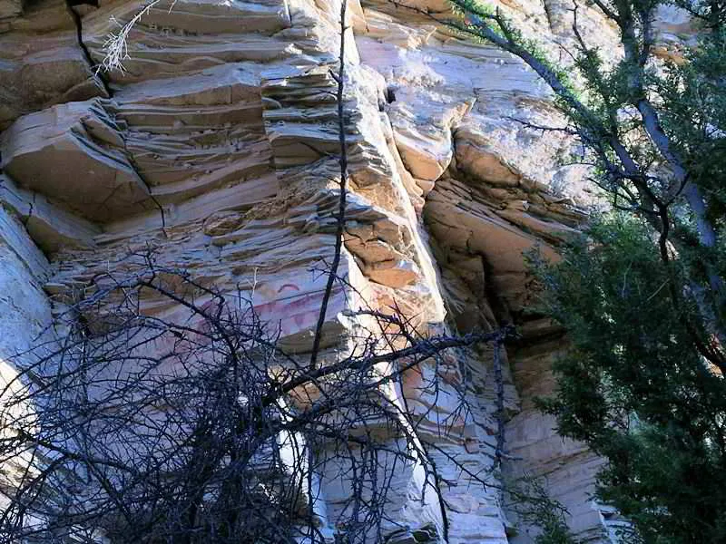 Ancient Pictograph In Bbnp