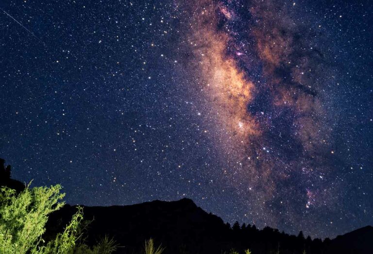 Milky Way Over Big Bend National Park At Night