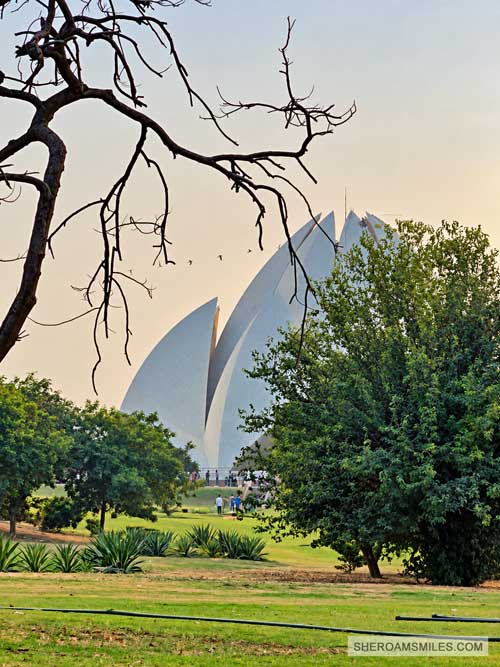 Delhi And Agra In 2 Days: A Firsthand Itinerary Delhi Agra 2 Day Itinerary - Lotus Temple Seen From Outside In New Delhi