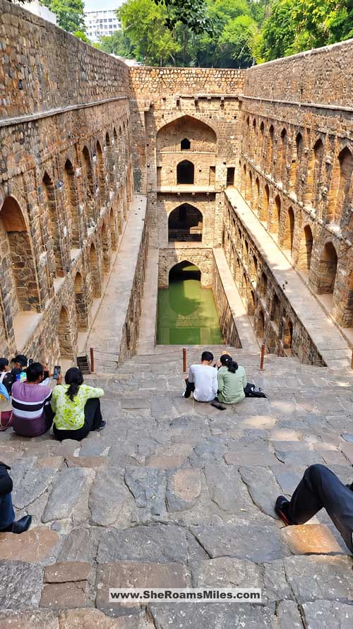 Agrasen Ki Baoli: Visiting Delhi’s Famous Stepwell Long Staircase And Stone Arches At Agrasen Ki Baoli