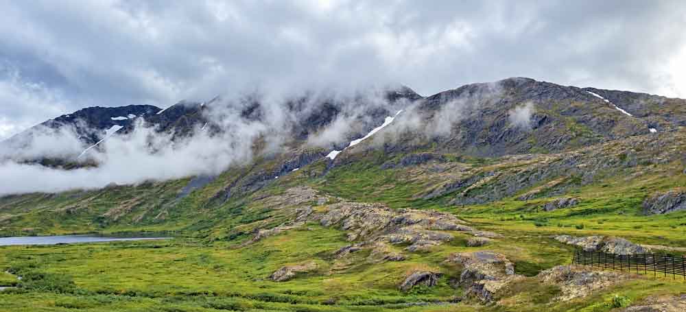 Road Trip Scenery Near Valdez Alaska