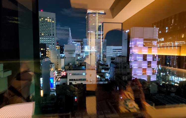 Hyatt Centric Ginza Tokyo, One Of The Affordable Hotels In Tokyo We Compared - City View With Reflection Of Our Room