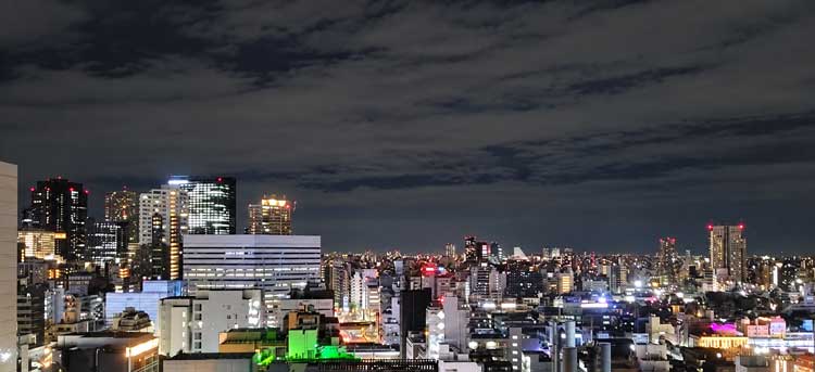 Night View Of Shinjuku From Our Room At Apa Hotel Higashi-Shinjuku Kabukicho Tower