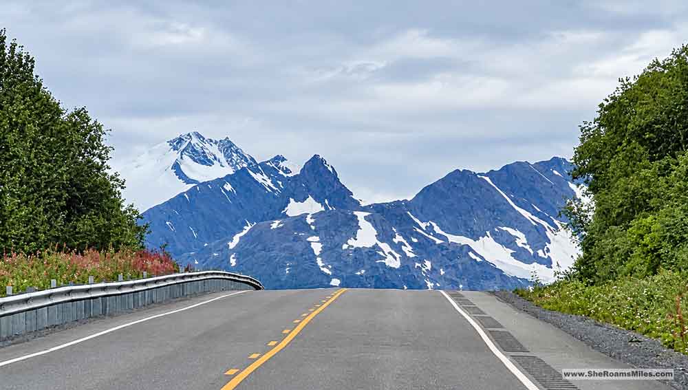 Mountain Scenery On The Road To Valdez Alaska