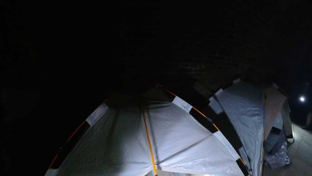 Tent Inside The Watchtower