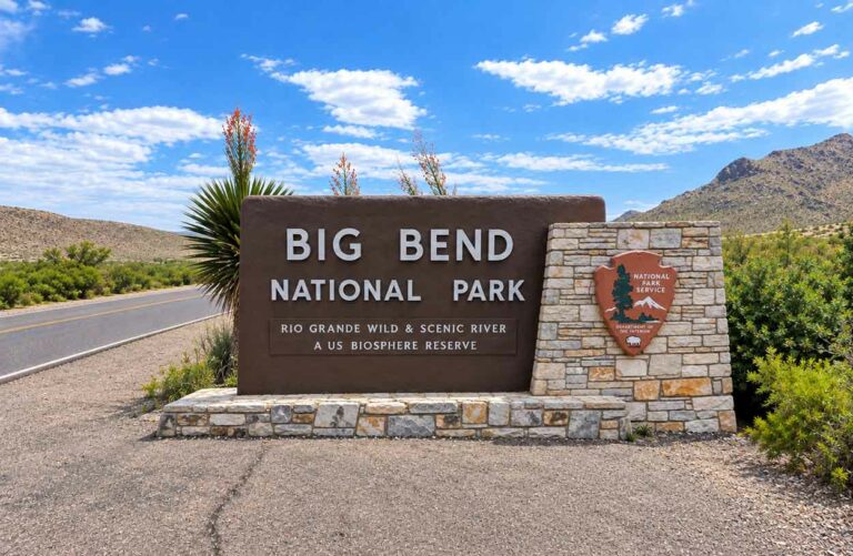 3 Day Big Bend National Park Itinerary Big Bend National Park Entrance Sign