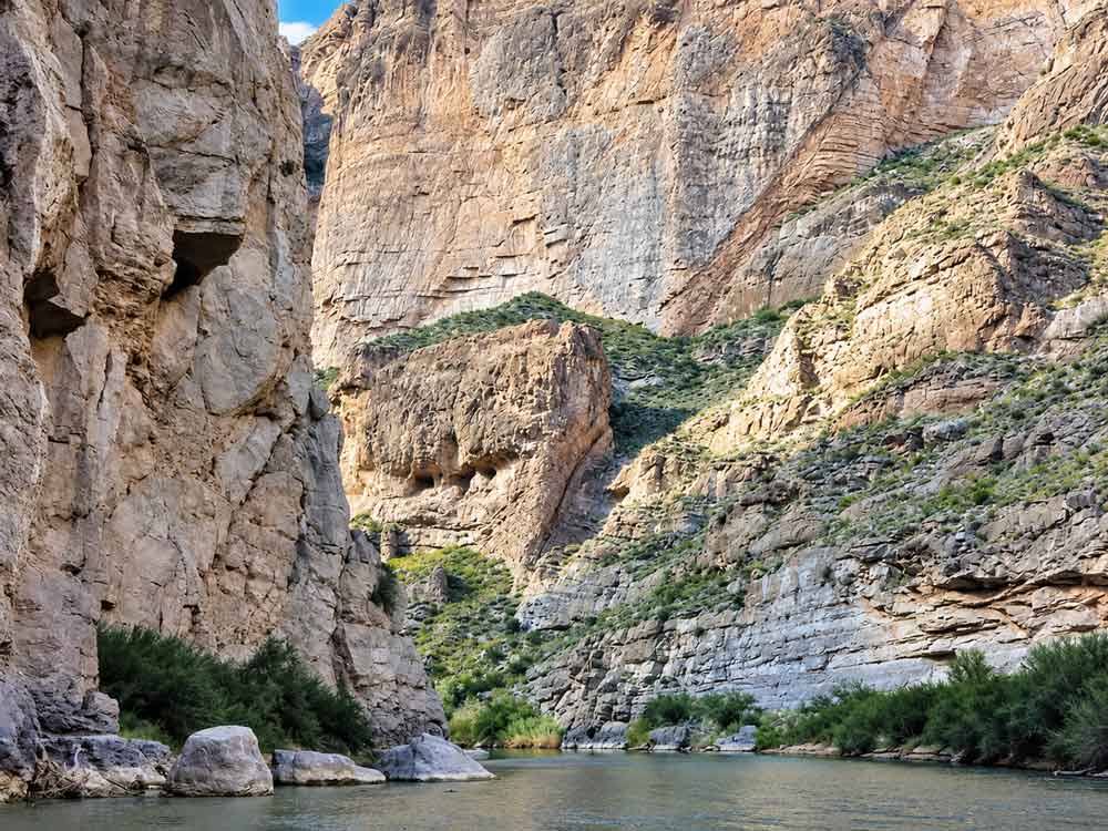 3 Day Big Bend National Park Itinerary Boquillas Canyon Walls Rising Above The Rio Grande