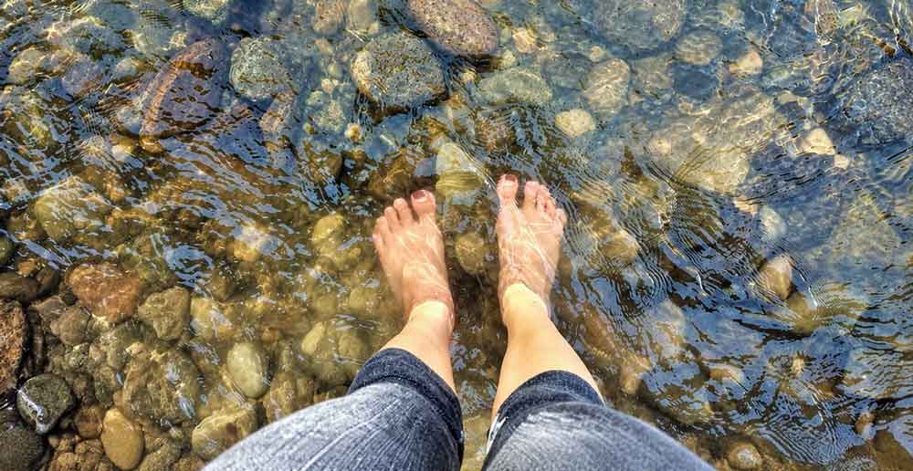 3 Day Big Bend National Park Itinerary Dipping A Foot In The Rio Grande Along Boquillas Canyon Trail
