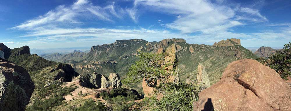 3 Day Big Bend National Park Itinerary View Of The Mountains From Lost Mine Trail