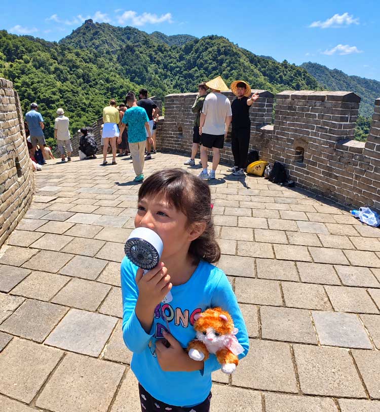 Ambitious Family Travel With Young Kids: How We Decide If A Big Trip Is Actually Doable Portable Neck Fan For Hot Outdoor Sightseeing
