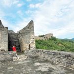Steep Stairs Going Up The Great Wall