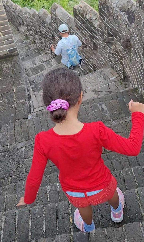 Is The Great Wall Of China Hard To Climb? What It'S Really Like Close-Up Of Uneven Great Wall Steps