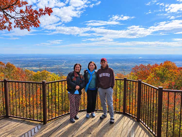Cavanal Hill Fall Colors: Driving Oklahoma'S &Quot;World'S Highest Hill&Quot; View Across The Poteau River Valley From Cavanal Hill'S Summit