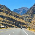 I-15 Winding Through The Virgin River Gorge In Northwestern Arizona